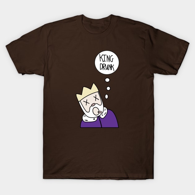 King Drunk (China, IL) T-Shirt by beejammerican